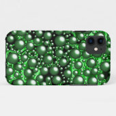 3 d groene bellen Case-Mate iPhone case (Achterkant (horizontaal))