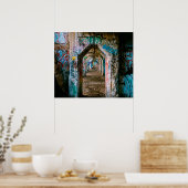 3-D Illusion Graffiti Street Afgewezen Art Poster (Keuken)