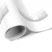 3-D Kijk Silver Priest of Minister's Collar Cadeaupapier (Rol Hoek)