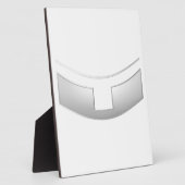 3-D Kijk Silver Priest of Minister's Collar Fotoplaat (Zijkant)