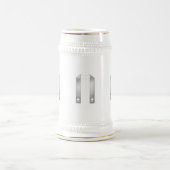 3-D look Silver Priest's Stole Bierpul (Center)