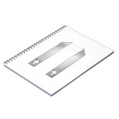 3-D look Silver Priest's Stole Notitieboek (Linkerzijde)