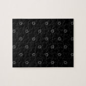 3-D look Silver Star van David Legpuzzel (Horizontaal)