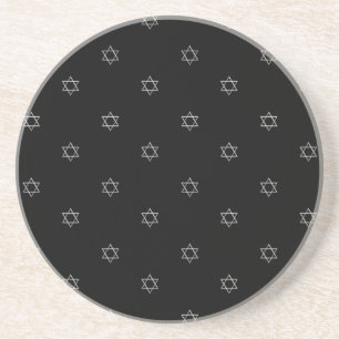 3-D look Silver Star van David Zandsteen Onderzetter
