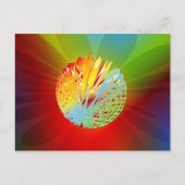 3-d sphere briefkaart (Voorkant)