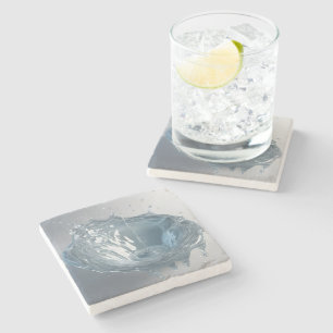 3-D water spatten Stenen Onderzetter