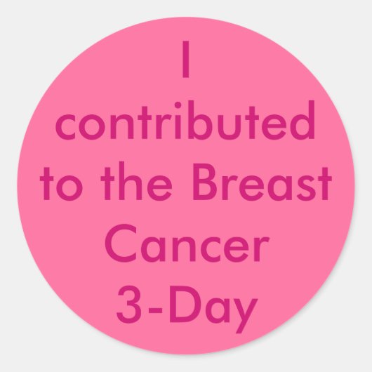 3-daagse Donor Stickers (Voorkant)