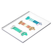 3 Dachshund Color Study #1 Carnet (Côté gauche)