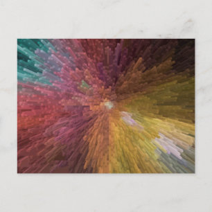 3 dimensionaal Art. Briefkaart