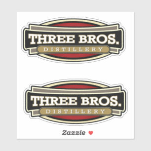 3 Distillatietekens op bros Sticker