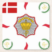 3.DL main image coaster Vierkante Kartonnen Onderzetter (Voorkant)