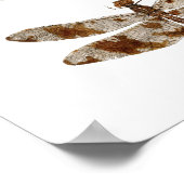 3 Dragonfly-soorten Poster (Hoek)
