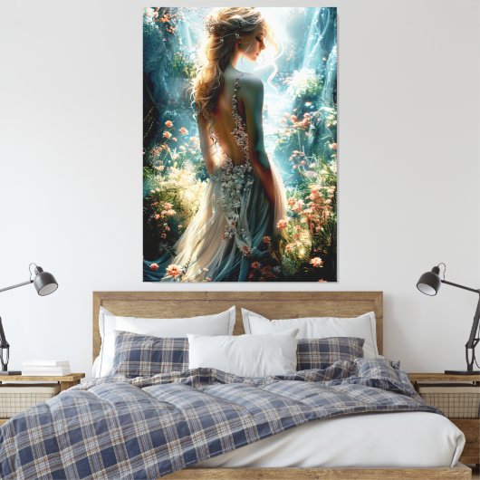 #3 Droomwereld Canvas Afdruk (Insitu (Slaapkamer))