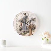 3 Edwardian Damas in Park  Mode Grote Klok (Huis)