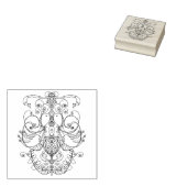 3 Eenden Rubberstempel (Gestempeld)