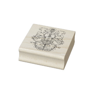 3 Eenden Rubberstempel