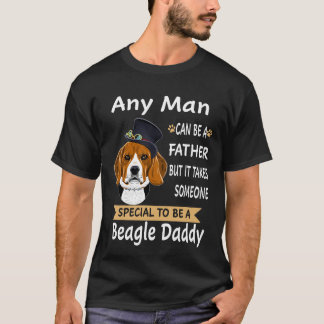 3 Elke Man Beagle Daddy T-shirt
