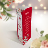 3 en 1 Numéro de tableau, Menu et carte de remerci