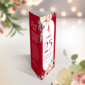 3 en 1 Numéro de tableau, Menu et carte de remerci