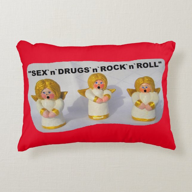 3 Engel -  Accent Kussen (Voorkant)