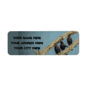 3 Étiquettes d'adresse de retour de corneilles (Devant)