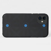 3 étoiles bleues coque (Dos (Horizontal))
