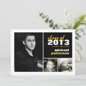 3 faire-part moderne et audacieux d'obtention du (Debout devant)