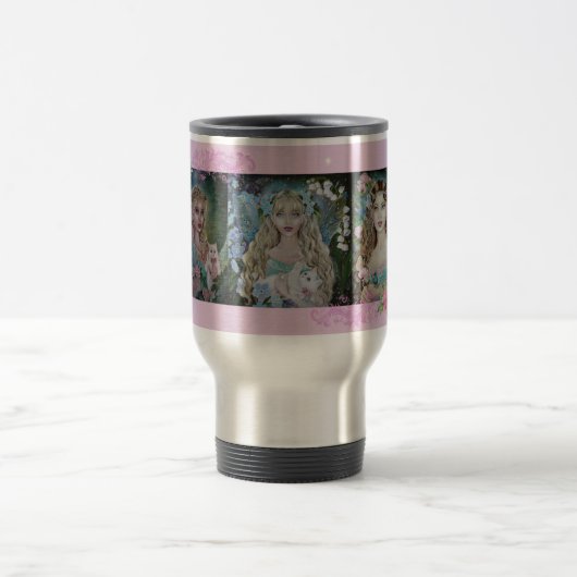 3 fairies coffee travel mug (Centre)