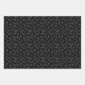 3 feuilles ASL Flowers - blanc, dos et vert (Devant 2)