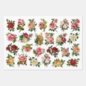 3 feuilles de collage à fleurs (Devant 2)