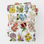 3 feuilles de collage à fleurs (En situation)