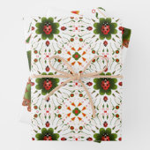 3 Feuilles papier d'enrobage - Design Ladybug (En situation)