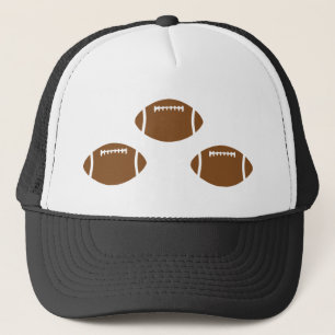3 footballs trucker pet