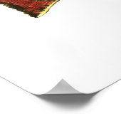 3 forel - Brook, bruin, regenboogslang, hoirzontaa Poster (Hoek)