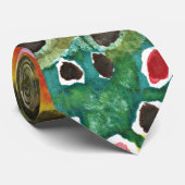 3 forelhuiden: brak, regenboog, bruin - vliegen stropdas (Opgerold)