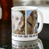 3 foto Beste hond papa ooit Koffiemok