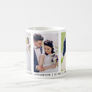 3 Foto Bride en Groom Mr en Mrs Wedding Koffiemok