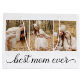 3 Foto Collage Beste mama ooit Groot Cadeauzakje (Achterkant)
