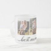 3 Foto Collage Beste mama ooit Matglas Koffiemok (Voorkant links)