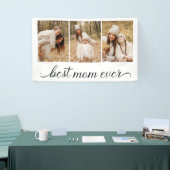 3 Foto Collage Beste mama ooit Spandoek (Beurs)