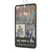 3 Foto collage met Script-tekst - zwart wit Luchtverfrisser (Links)