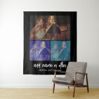 3 Foto collage met Script-tekst - zwart wit