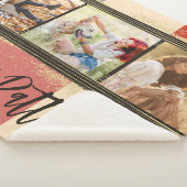 3 Foto Collage Rustic Abstracte, gepersonaliseerde Sherpa Deken (3/4)