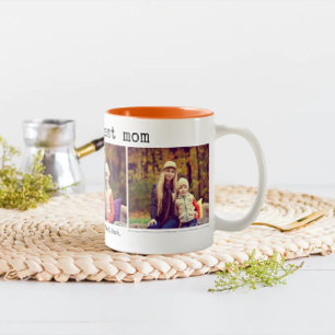 3 Foto Collage Wor'ld's Best Mam Coffee Mok