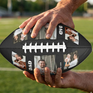 3 Foto Collage Zwart Wit Vader Geworden Vet American Football