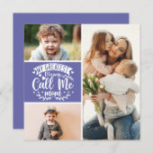 3 foto kinder collage moederdag (Voorkant / Achterkant)