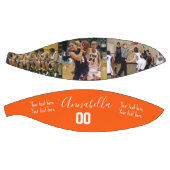 3 Foto twee aangepaste berichtnamen en spelernumme Basketbal (Panelen)