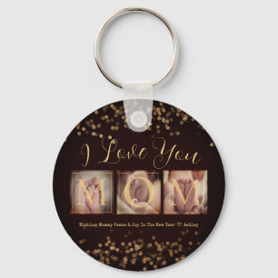 3 Fotocollage-cadeaus voor mam Sleutelhanger
