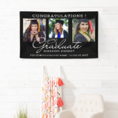 3 Fotocollage Congrats Afstuderen 2025 Afstuderen Spandoek (Insitu)