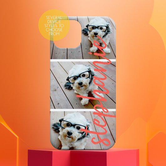 3 Fotocollage - Horizontale Manuscript van Pics Na Case-Mate iPhone Case